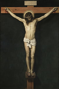 Jesus Christ on the cross painting thumbnail