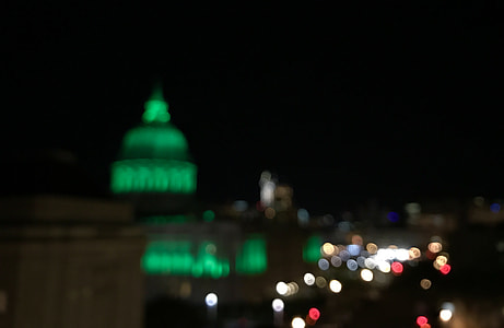 San Francisco City Hall, night, light, bokeh thumbnail