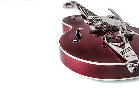 brown Gretsch electric guitar thumbnail