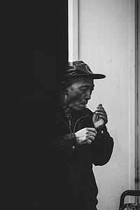 man smoking cigarette thumbnail