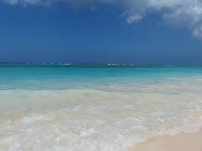 ocean under blue sky thumbnail