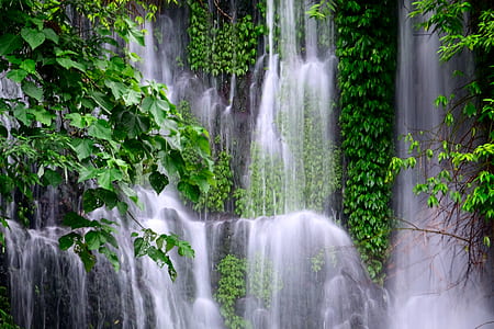 long exposure photography of waterfalls thumbnail