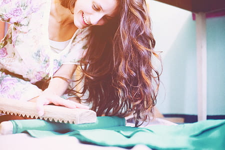 woman, female, long hair, curly hair thumbnail