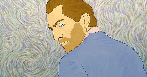 man wearing blue suit illustration thumbnail
