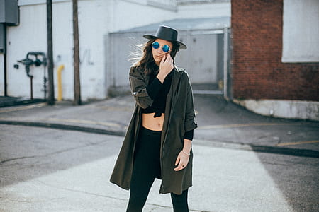 woman wearing gray cardigan thumbnail