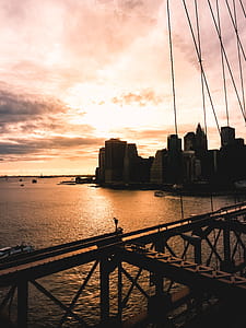 Scenic View of City During Dawn thumbnail