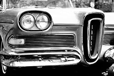 grayscale photo of vehicle thumbnail