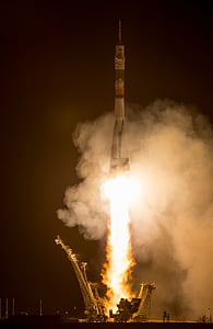 rocket ship released on space thumbnail
