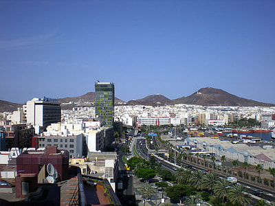Road in the city in Las Palmas, Spain thumbnail