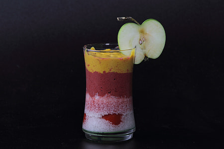 clear drinking glass filled with cocktail shake thumbnail