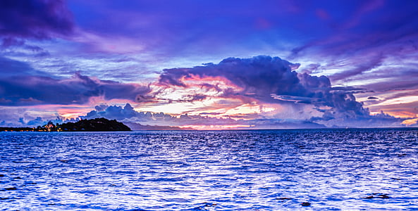 panoramic photography of sea water under blue skies during daytime thumbnail