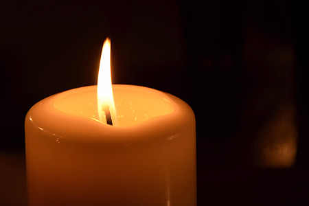 white pillar candle thumbnail