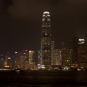 city skyline during nighttime landscape photography thumbnail