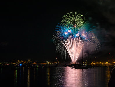 fireworks during nighttime thumbnail