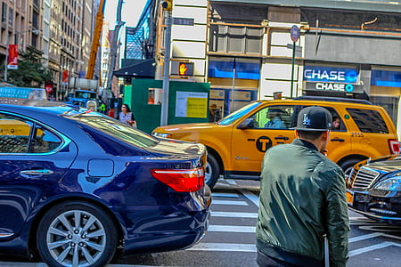 city, cars, crossing, traffic thumbnail