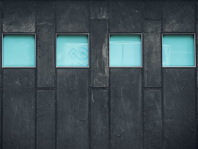gray surface with four green-tinted windows thumbnail