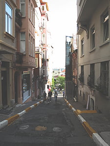 group of person walking on alley way thumbnail
