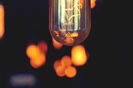 Close-up shot of light bulb thumbnail