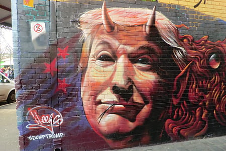 US Pres. Donald Trump graffiti thumbnail