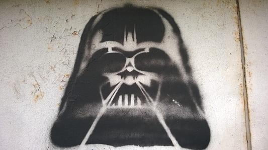 Darth Vader painting on surface thumbnail