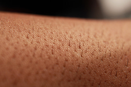 close-up photography of human skin thumbnail