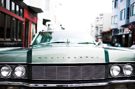 closeup photography of green Continental car thumbnail