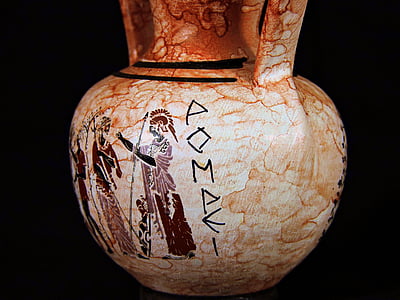 brown and red vase thumbnail