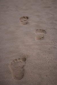 beach with footprints thumbnail
