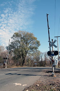 Delaware and Hudson railway at crossing in Glenville, New York. thumbnail