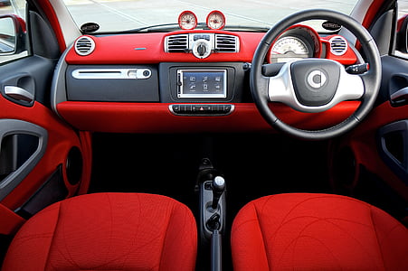 red and gray vehicle interior thumbnail