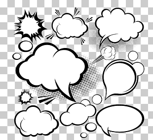 Speech balloon Cloud Euclidean , cloud comics explosion Dialog, cloud chat PNG clipart