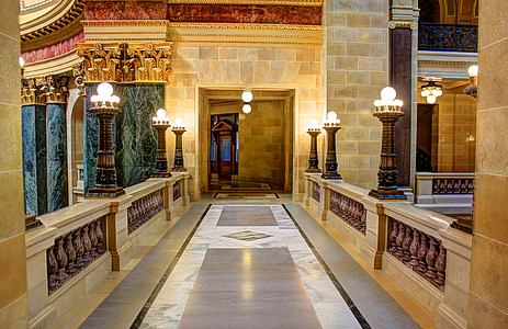 brown and gray stoned corridor thumbnail