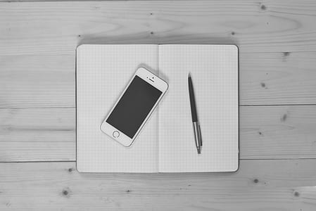 black-and-white, apple, iphone, smartphone thumbnail