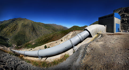 gray water pipe on mountain thumbnail