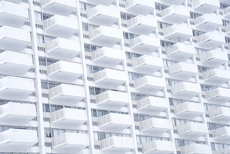 down view of white concrete building thumbnail