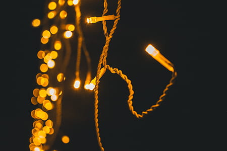 Close-Up Photography of Yellow Lights thumbnail