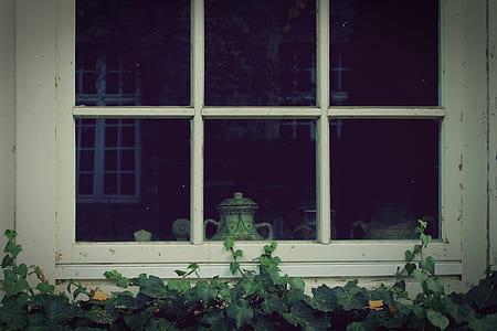white wooden framed glass window thumbnail