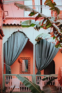 two gray curtains thumbnail