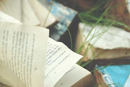 shallow focus photography of open book thumbnail