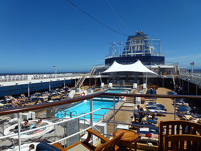 people sunbathing at cruise ship thumbnail