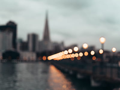 unfocused, bokeh, streetlight, light thumbnail