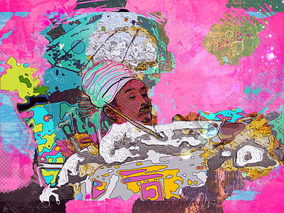 man painting thumbnail