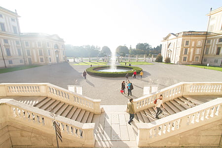 stairs, landscape, people, water thumbnail