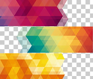Geometry Geometric abstraction Euclidean , Abstract Geometry, three pink, yellow, and green abstract paintings PNG clipart