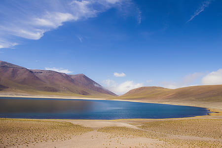 beige dessert beside body of water thumbnail