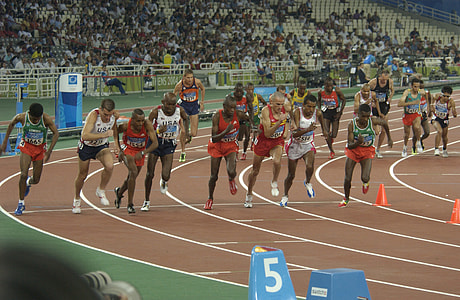 Runners in the Olympics in 2004 in Athens, Greece thumbnail