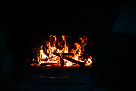 selective focus photography of bonfire thumbnail