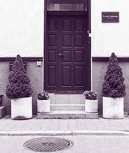 stairs, black-and-white, building, house thumbnail