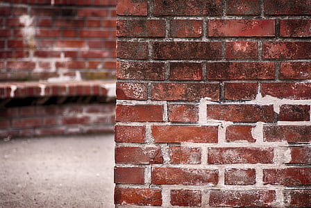 close-up photography of brown bricked wall thumbnail