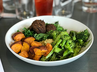 bowl of vegetables on table thumbnail